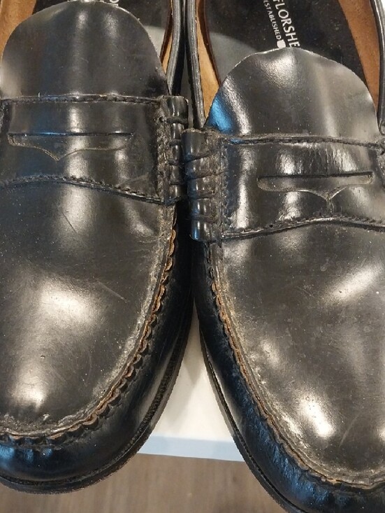 Florsheim Black Leather Penny Loafers main image 8